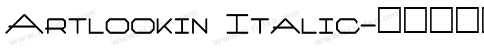 Artlookin Italic字体转换